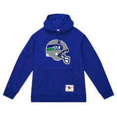 Seattle Seahawks Helmet Logo Vintage Pullover Hoodie - College Navy discount