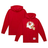Tampa Bay Buccaneers Helmet Logo Vintage Pullover Hoodie - Red sale