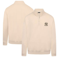 New York Yankees Levelwear Murray Quarter-Zip Sweatshirt Khaki