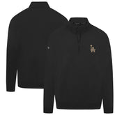 Los Angeles Dodgers Levelwear Murray Quarter-Zip Sweatshirt Black