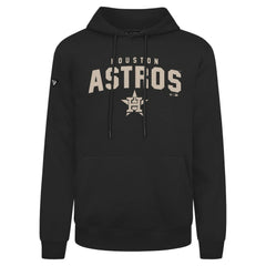 Houston Astros Levelwear Podium Team Arch Pullover Hoodie Black