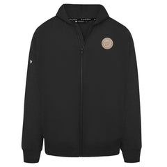 Washington Nationals Levelwear Uphill Oversized Full-Zip Hoodie Black
