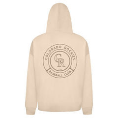 Colorado Rockies Levelwear Uphill Oversized Full-Zip Hoodie Khaki