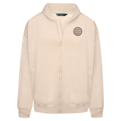 Chicago Cubs Levelwear Uphill Oversized Full-Zip Hoodie Khaki