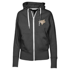 Toronto Blue Jays Levelwear Women's Gardinia Full-Zip Hoodie Black