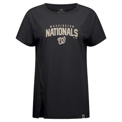 Washington Nationals Levelwear Influx Team Arch T-Shirt Black