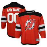 New Jersey Devils Youth Replica Custom Jersey - Red Jerseys