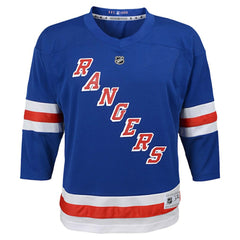 New York Rangers Youth Replica Custom Jersey - Blue Jerseys