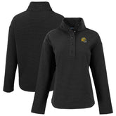 Green Bay Packers Cutter & Buck Women's Hunts Point Eco Half-Snap Sweatshirt - Black sale