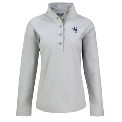Indianapolis Colts Cutter & Buck Women's Hunts Point Eco Half-Snap Sweatshirt - Gray outlet