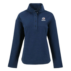 Green Bay Packers Cutter & Buck Women's Hunts Point Eco Half-Snap Sweatshirt - Navy discount