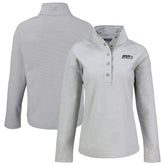 Seattle Seahawks Cutter & Buck Women's Hunts Point Eco Half-Snap Sweatshirt - Gray online