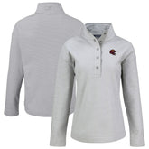Washington Commanders Cutter & Buck Women's Hunts Point Eco Half-Snap Sweatshirt - Gray cheap