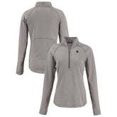 Cincinnati Bengals Cutter & Buck Women's Americana Peshastin Eco Fleece Recycled Tri-Blend Raglan Half-Zip Jacket - Heather Gray online