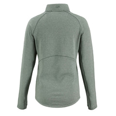 Green Bay Packers Cutter & Buck Women's Peshastin Eco Fleece Recycled Tri-Blend Raglan Half-Zip Jacket - Heather Green cheap
