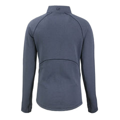 Green Bay Packers Cutter & Buck Women's Americana Peshastin Eco Fleece Recycled Tri-Blend Raglan Half-Zip Jacket - Heather Navy discount