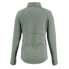 Green Bay Packers Cutter & Buck Women's Peshastin Eco Fleece Recycled Tri-Blend Raglan Half-Zip Jacket - Heather Green on sale