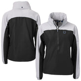 Indianapolis Colts Cutter & Buck Women's Charter Eco Recycled Half-Zip Hooded Anorak Jacket - Black online