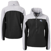 Buffalo Bills Cutter & Buck Women's Charter Eco Recycled Half-Zip Hooded Anorak Jacket - Black discount