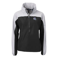 Buffalo Bills Cutter & Buck Women's Charter Eco Recycled Half-Zip Hooded Anorak Jacket - Black discount