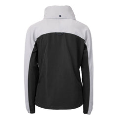 San Francisco 49ers Cutter & Buck Women's Charter Eco Recycled Half-Zip Hooded Anorak Jacket - Black on sale