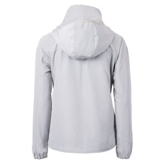 San Francisco 49ers Cutter & Buck Women's Charter Eco Recycled Half-Zip Hooded Anorak Jacket - Gray online
