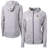 Washington Commanders Cutter & Buck Women's Primary Adapt Eco Knit Hybrid Recycled Full-Zip Jacket - Gray cheap