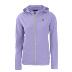 Minnesota Vikings Cutter & Buck Women's Daybreak Eco Recycled Full-Zip Hoodie Jacket - Purple cheap