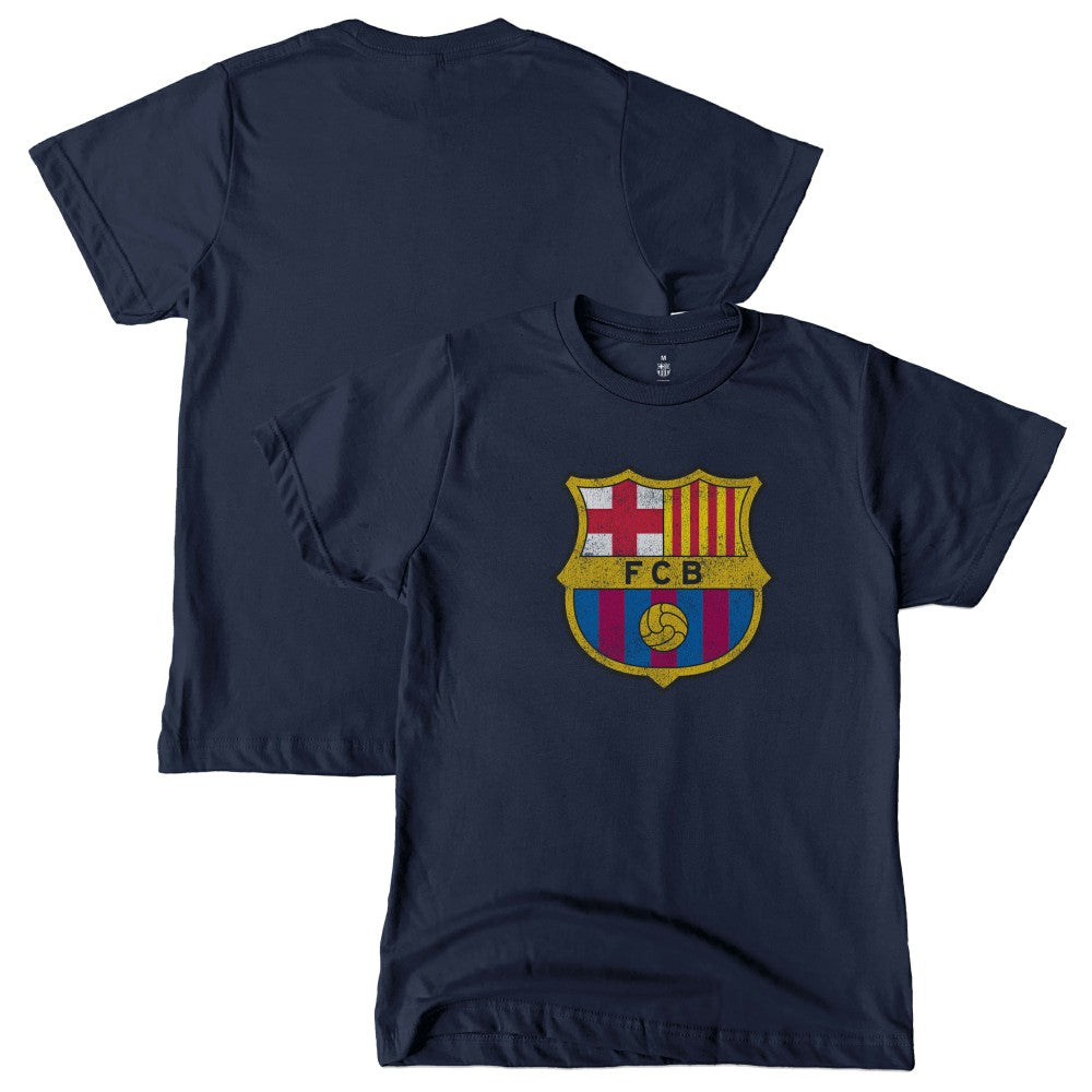 Barcelona 1863FC Youth Color Badge T-Shirt - Navy sale