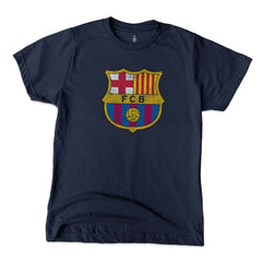 Barcelona 1863FC Youth Color Badge T-Shirt on sale - Navy