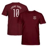 Lamine Yamal Barcelona 1863FC Youth Player Name & Number T-Shirt - Maroon shop