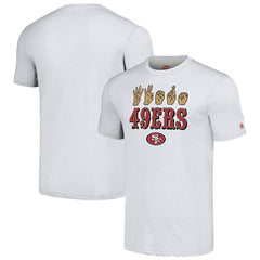 San Francisco 49ers Homage Unisex The NFL ASL Collection by Love Sign American Sign Language T-Shirt - Ash discount
