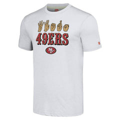 San Francisco 49ers Homage Unisex The NFL ASL Collection by Love Sign American Sign Language T-Shirt - Ash discount