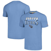 Tennessee Titans Homage Unisex The NFL ASL Collection by Love Sign American Sign Language T-Shirt - Light Blue cheap