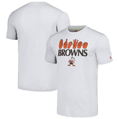 Cleveland Browns Homage Unisex The NFL ASL Collection by Love Sign American Sign Language T-Shirt - Ash outlet