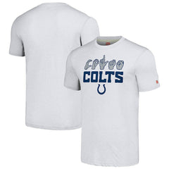Indianapolis Colts Homage Unisex The NFL ASL Collection by Love Sign American Sign Language T-Shirt - Ash cheap