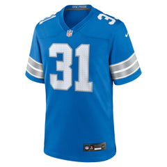 Kerby Joseph Detroit Lions Team Game Jersey - Blue discount