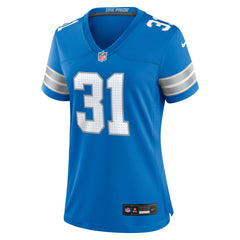 Kerby Joseph Detroit Lions Women's Team Game Jersey - Blue for sale