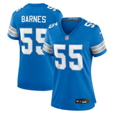 Derrick Barnes Detroit Lions Women's Team Game Jersey - Blue discount