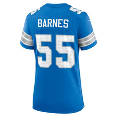 Derrick Barnes Detroit Lions Women's Team Game Jersey - Blue discount
