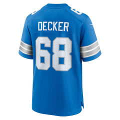 Taylor Decker Detroit Lions Team Game Jersey - Blue discount