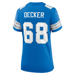 Taylor Decker Detroit Lions Women's Team Game Jersey - Blue for sale