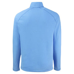 Philadelphia Phillies Cutter & Buck Peshastin Eco Fleece Recycled Raglan Quarter-Zip Top Heather Light Blue