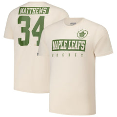 Auston Matthews Toronto Maple Leafs Levelwear 2024 NHL Military Appreciation Richmond Delta Player Name & Number T-Shirt - Khaki T-shirts