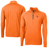 Tampa Bay Buccaneers Cutter & Buck Adapt Eco DryTec Raglan Quarter-Zip Jacket - Orange on sale