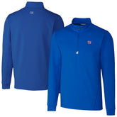 New York Giants Cutter & Buck Traverse Stretch Quarter-Zip Top - Royal on sale
