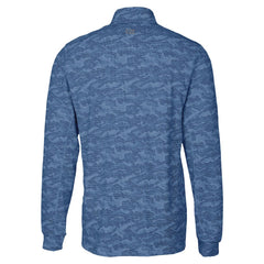 Los Angeles Chargers Cutter & Buck Traverse Camo Print Stretch Quarter-Zip Top - Navy cheap