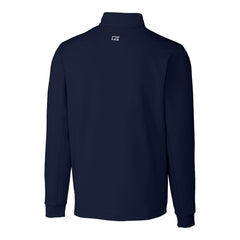 New England Patriots Cutter & Buck Big & Tall Traverse Eco Tri-Blend DryTec Quarter-Zip Jacket - Navy outlet