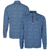 Washington Commanders Cutter & Buck Big & Tall Americana Traverse Eco Camo Tri-Blend DryTec Quarter-Zip Jacket - Navy discount