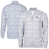 Indianapolis Colts Cutter & Buck Big & Tall Traverse Eco Camo Tri-Blend DryTec Quarter-Zip Jacket - Charcoal outlet